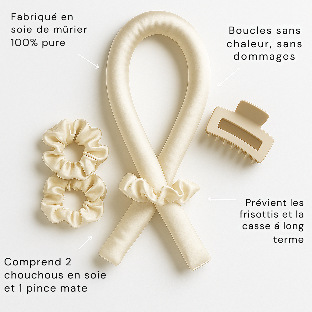 KLAREA. Curleur en soie sans chaleur