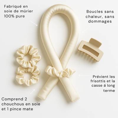 KLAREA. Curleur en soie sans chaleur
