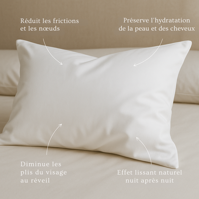 KLAREA. Taie Protectrice en Satin